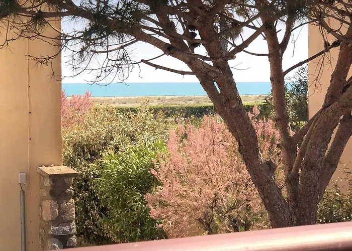 T5 Avec Jardin, 100m Plage, Clim, Wifi, Pour 8-10 Pers, - Fr-1-81-524 Βίλα Le Barcarès