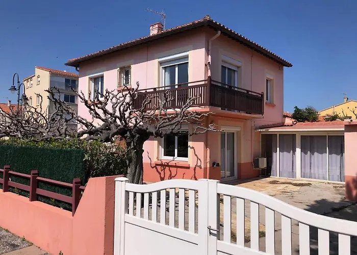 Βίλα T5 Avec Jardin, 100m Plage, Clim, Wifi, Pour 8-10 Pers, - Fr-1-81-524 Le Barcarès